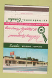 Matchbook Cover - Eureka Welding Equipment Detroit MI WEAR 40 Strike