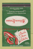 Matchbook Cover - Allison House Braintree MA 40 Strike