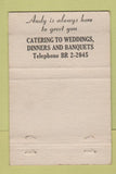 Matchbook Cover - Allison House Braintree MA 40 Strike