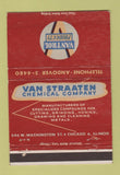 Matchbook Cover - Van Straaten Chemical Vantrol Chicago IL 40 Strike