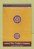 Matchbook Cover - Central Fibre Products 40 Strike