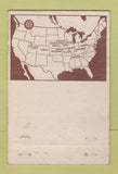 Matchbook Cover - Central Fibre Products 40 Strike
