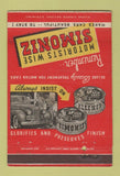 Matchbook Cover - Simoniz Auto Finish Protector 40 Strike