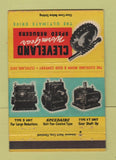Matchbook Cover - Cleveland Worm Gear OH 40 Strike