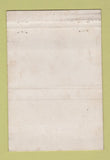 Matchbook Cover - Myers Park Country Club Christmas WEAR 40 Strike