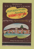 Matchbook Cover - Keller Lumber Wheeling WV 40 Strike