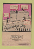 Matchbook Cover - Beverage Air Equipment Charleston WV WEAR 40 Strike
