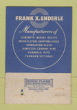 Matchbook Cover - Frank Enderle Burial Vaults Los Angeles CA 40 Strike