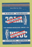 Matchbook Cover - WTOC TV Savannah GA 1956 40 Strike