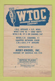 Matchbook Cover - WTOC TV Savannah GA 1956 40 Strike