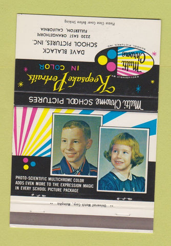 Matchbook Cover - Keepsake Photography Fullerton CA Dave Blalack 40 Strike