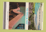 Matchbook Cover - John Cady Swimming Pools WEAR 40 Strike