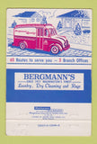 Matchbook Cover - Bergmann's Laundry Washington DC 40 Strike