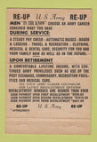 Matchbook Cover - New York Consolidated Exchange Military PX 40 Strike
