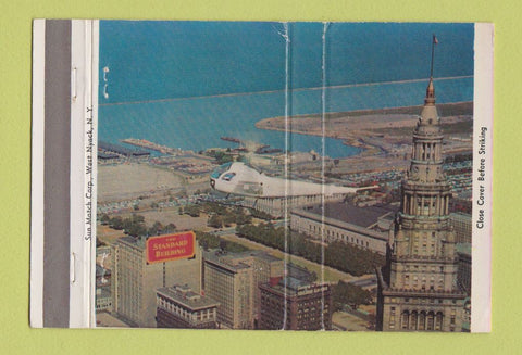 Matchbook Cover - Cleveland Air Taxi OH 40 Strike