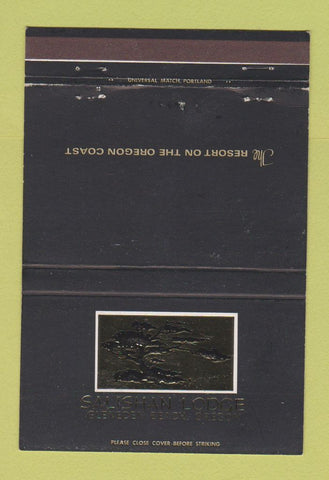 Matchbook Cover - Salishan Lodge Gleneden Beach OR 40 Strike