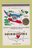 Matchbook Cover - Missouri Tourism Jefferson City MO 40 Strike