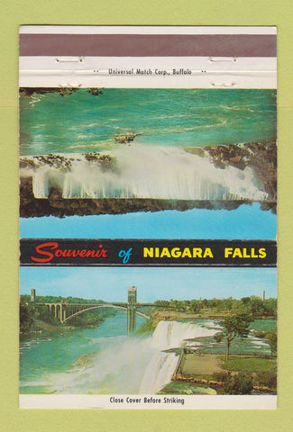 Matchbook Cover - Niagara Falls NY Tourism  40 Strike