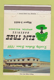 Matchbook Cover - Elm Tree Bakery Appleton WI 40 Strike