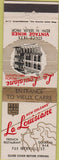 Matchbook Cover - La Louisiane New Orleans LA girlie