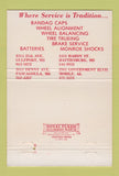Matchbook Cover - Deas Tire Hattiesburg MS Mobile AL Michelin Pirelli 40 Strike
