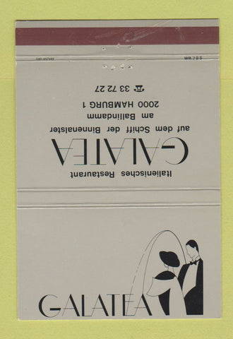 Matchbook Cover - Galatea Hamburg 40 Strike