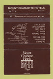 Matchbook Cover - Mount Charlotte Hotels Leeds UK 40 Strike