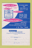 Matchbook Cover - Ferris Groves Oranges Tampa Floral City FL 40 Strike