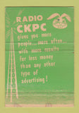 Matchbook Cover - CKPC Radio Brantford ON WEAR 40 Strike