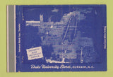 Matchbook Cover - Duke University Stores Durham NC 40 Strike