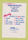 Matchbook Cover - Koenig Iron Works Corbin KY  40 Strike