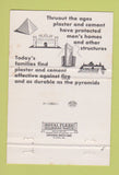 Matchbook Cover - Plasterers Cement Masons Association 40 Strike