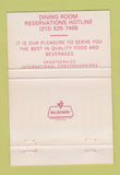Matchbook Cover - Wolverine Harness Horse Racing Livonia MI 40 Strike