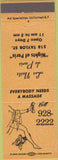 Matchbook Cover - Les Nuits De Paris Massage Girlie San Francisco?