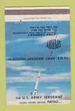 Matchbook Cover US Army Sergeant Missle Sperry Utah Salt Lake City UT 40 Strike