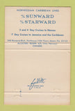 Matchbook Cover - Norwegian Caribbean Lines Cruise WEAR 40 Strike