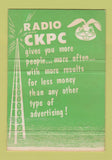 Matchbook Cover - CKPC Radio Brantford ON 40 Strike