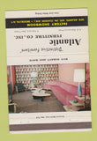 Matchbook Cover - Atlantic Furniture Brooklyn NY 40 Strike