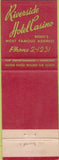 Matchbook Cover - Riverside Hotel Casino Reno NV