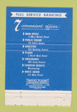 Matchbook Cover - First National Bank Wilkes Barre PA 40 Strike