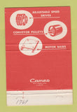 Matchbook Cover - American Pulley Transmission West Chester PA 40 Strike