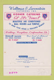 Matchbook Cover - Weltman Levenstein Catering Brooking NY Jewish 40 Strike