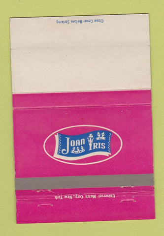 Matchbook Cover - Joan Iris Tailors Clothes Women's 40 Strike