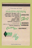 Matchbook Cover - Barber Green Aurora IL Tractors WEAR 40 Strike