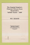 Matchbook Cover - WTOC TV Savannah GA CBS 40 Strike