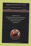 Matchbook Cover - Marine Terinals Corporation CA Oakland Stockton  40 Strike