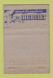 Matchbook Cover - John Spitzer Awnings Upholstering Sayre PA 40 Strike