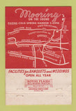 Matchbook Cover - Mooring Cold Spring Harbor LI NY WORN 40 Strike