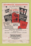 Matchbook Cover - Motor Age Magazine Chilton Philadelphia PA WEAR 40 Strike