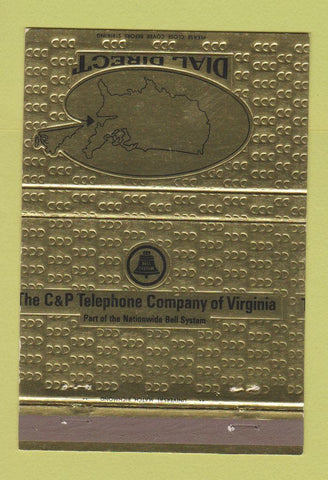 Matchbook Cover - The C&P Telephone Company VA 40 Strike